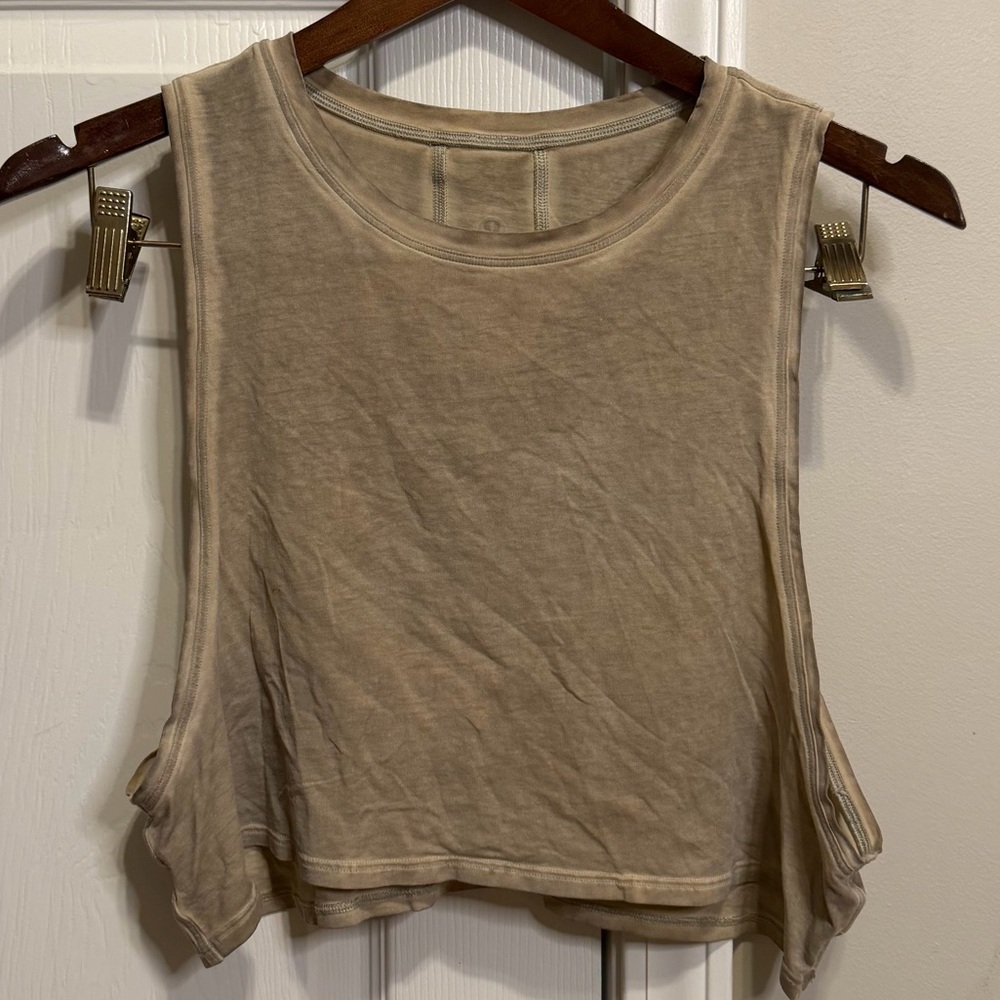 lululemon athletica Tan Tank Top